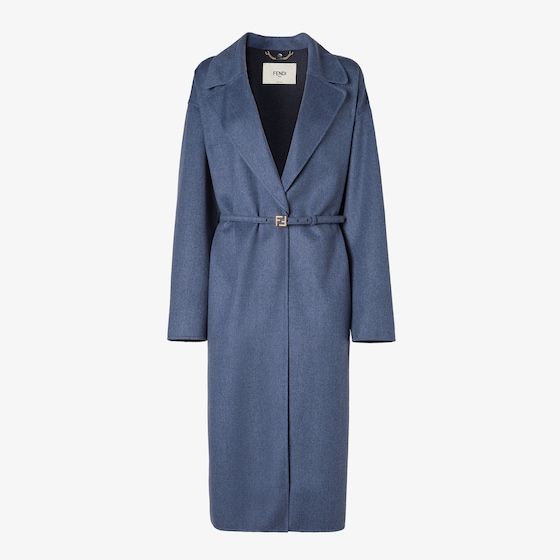 Fendi Oversize coat with a large collar and fur lapels | Thumbnail 5