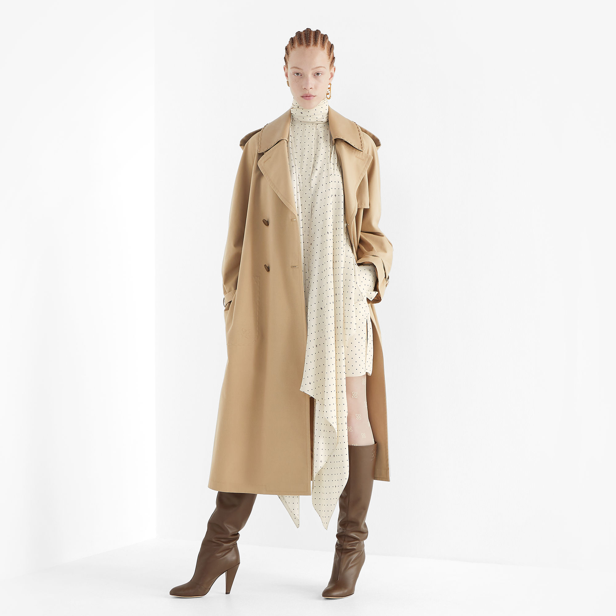 fendi women's trench coats