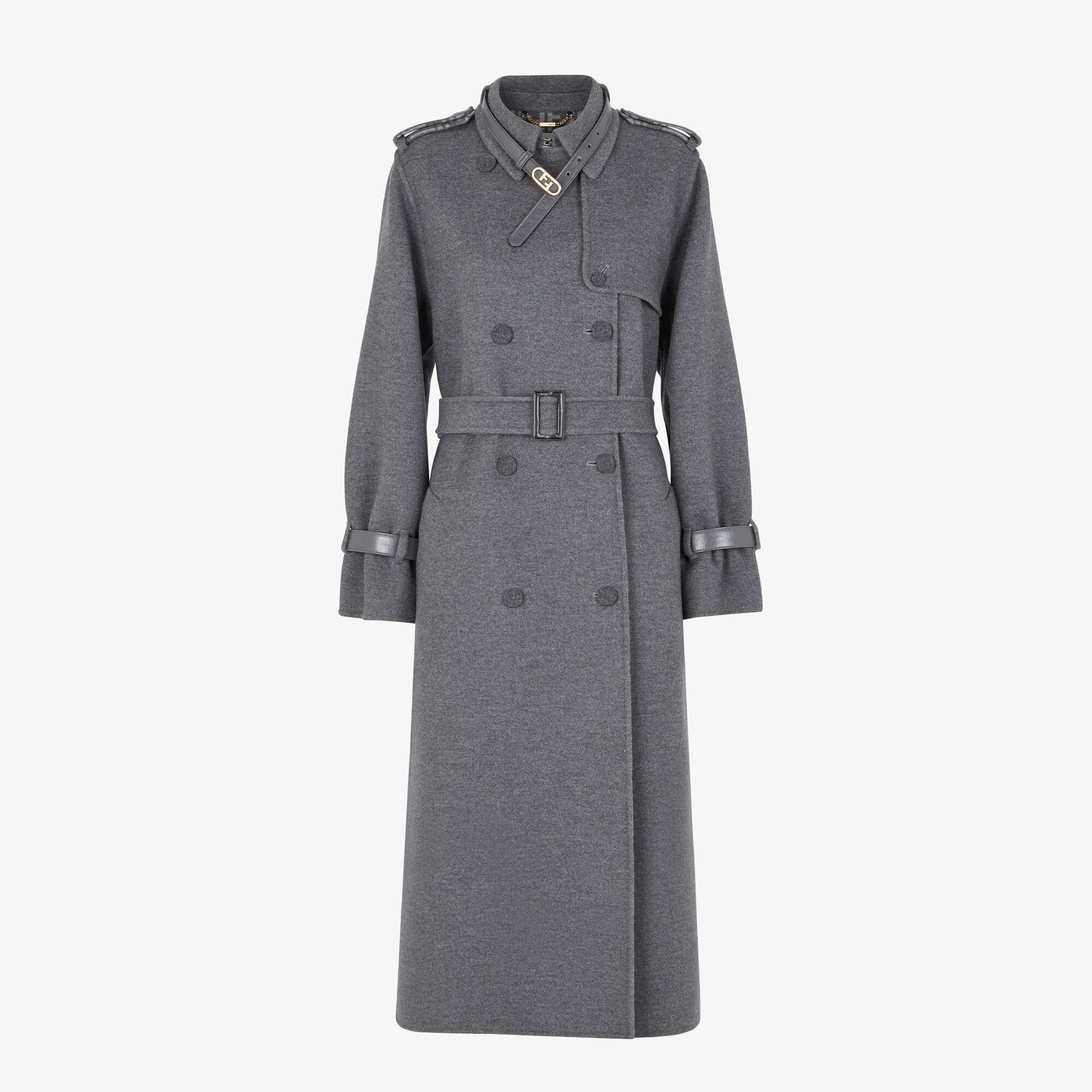 CoatGray wool coat