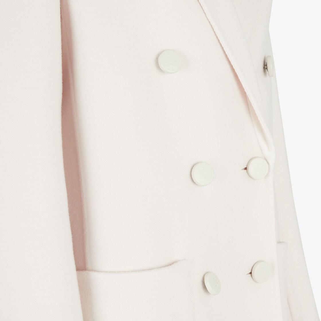 Coat - White wool coat | Fendi