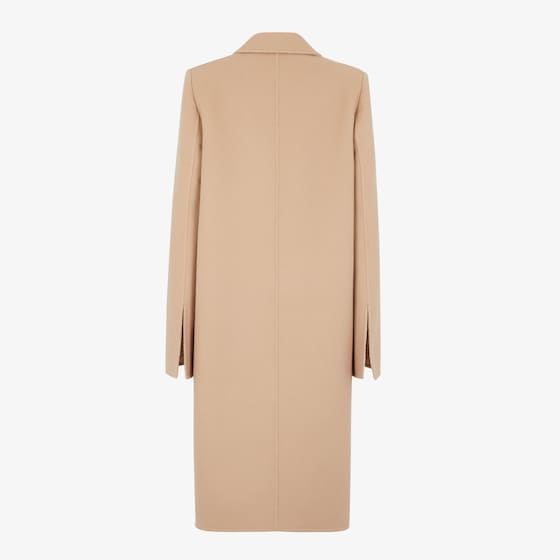 Fendi Midi straight-cut coat with side slits at the hem | Thumbnail 2