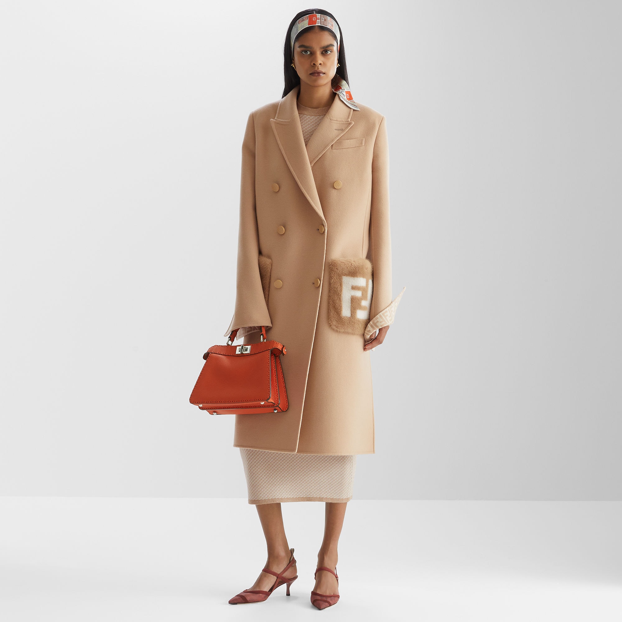 コート ウール ベージュ | Fendi コート ウール ベージュ | Fendi