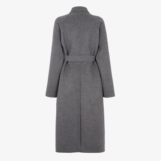 Fendi Midi straight-cut coat with side slits at the hem | Thumbnail 2