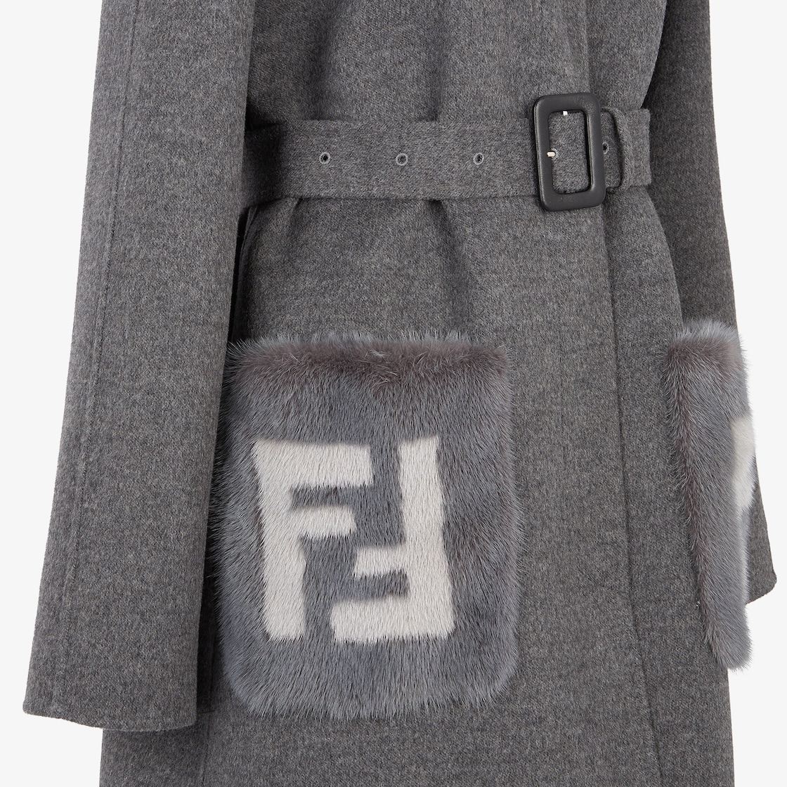 Coat Wool Grey - Image 3/4
