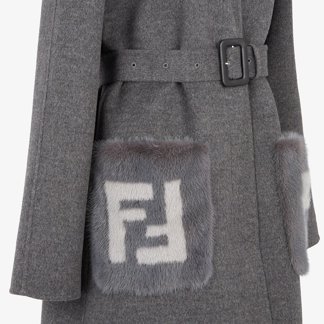 Coat Wool Grey - Image 3/4
