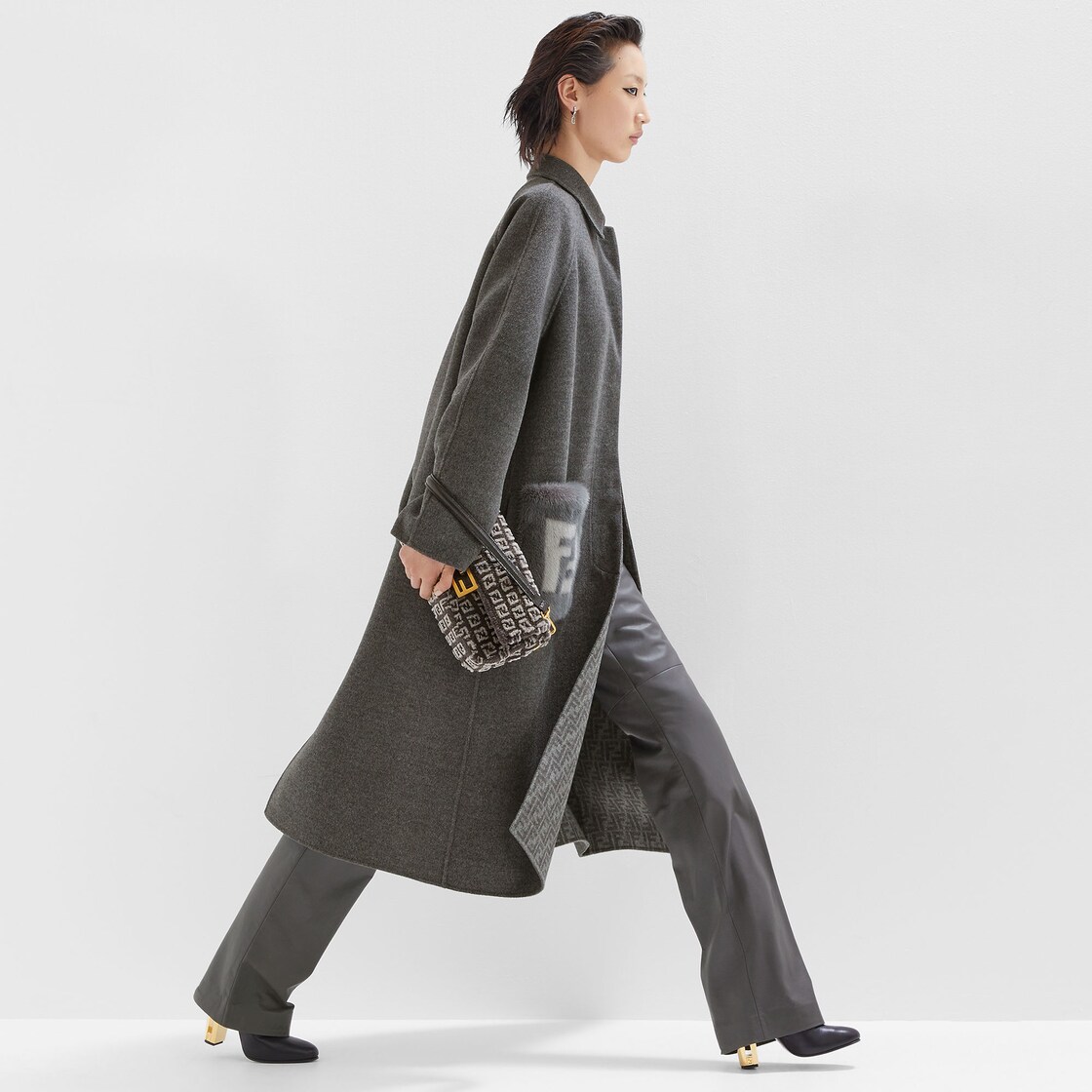 Coat Wool Grey - Image 4/4