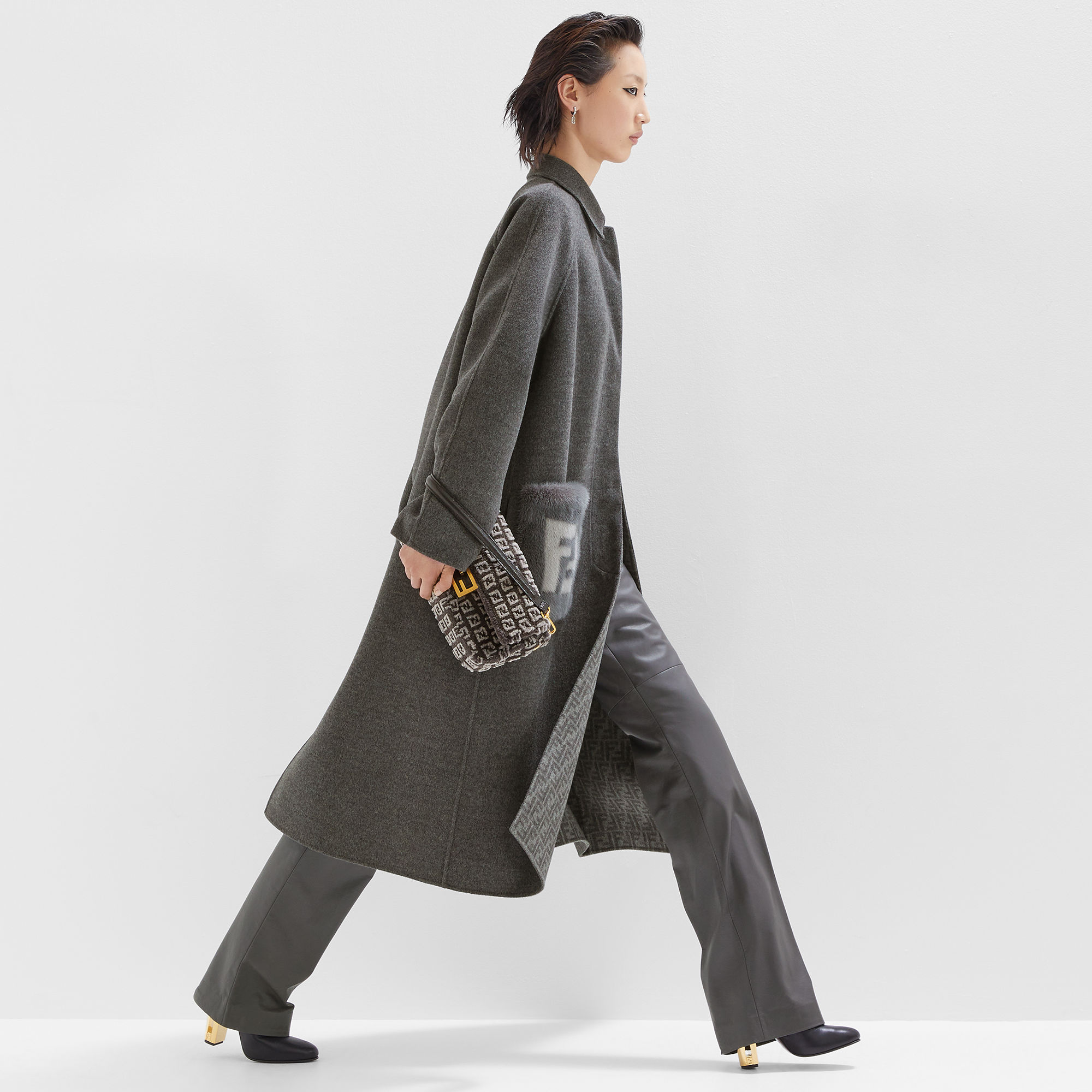 コート ウール グレー | Fendi コート ウール グレー | Fendi