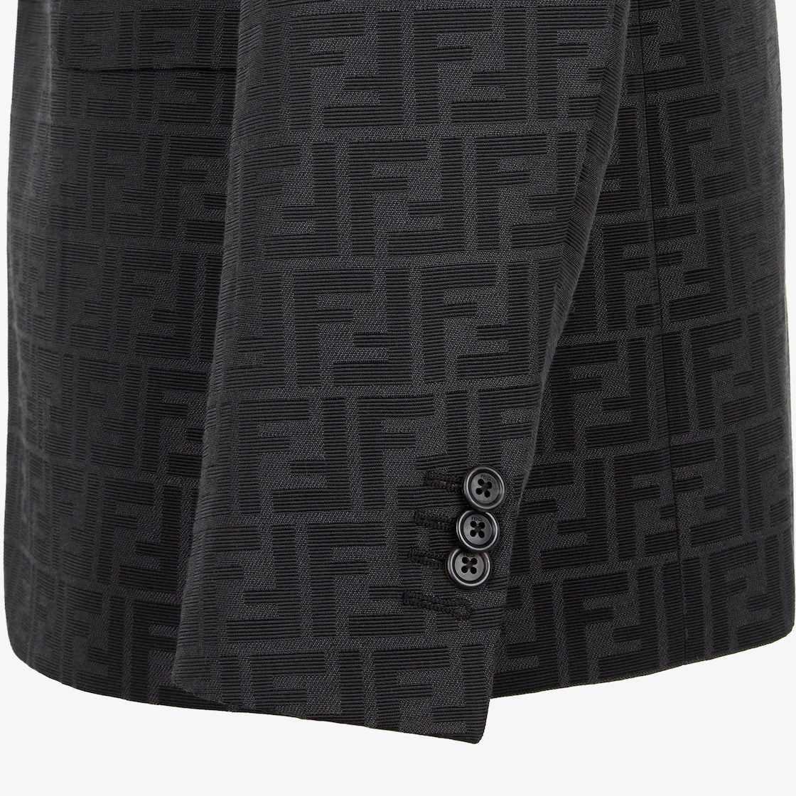 Jacket Black fabric blazer Black - Image 3/5