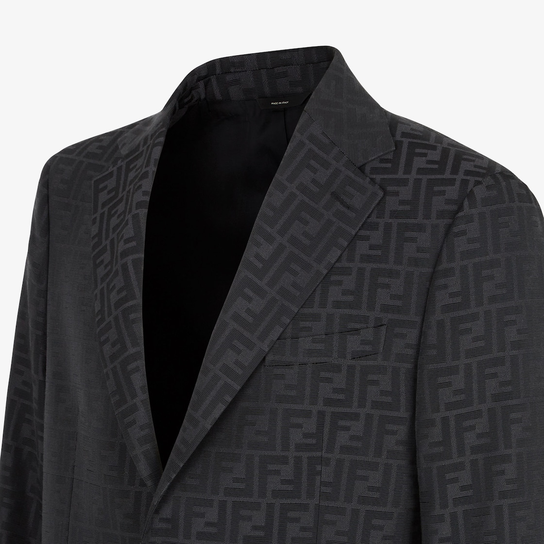 Jacket Black fabric blazer Black - Image 4/5