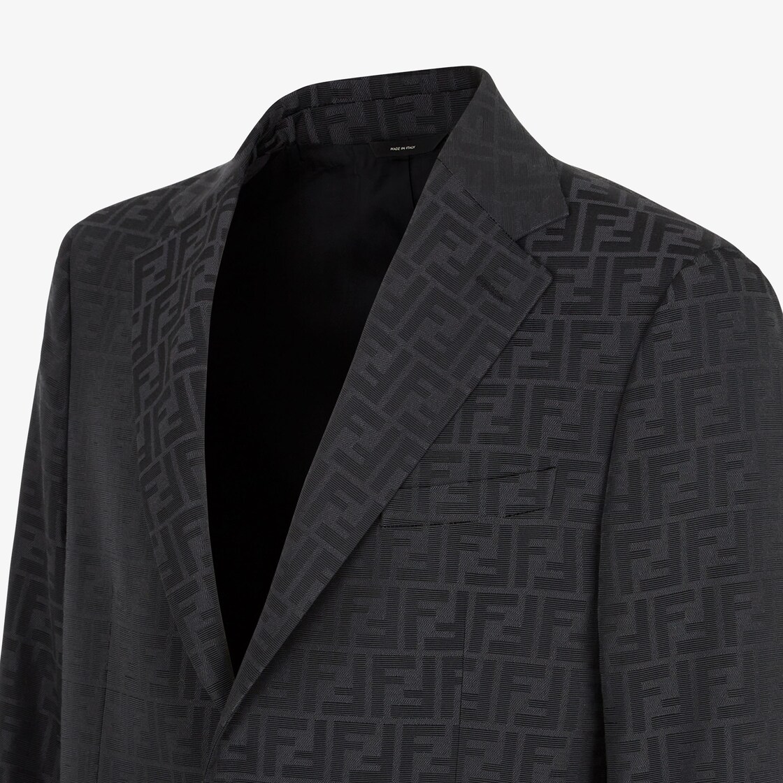 Jacket Black fabric blazer Black - Image 4/5