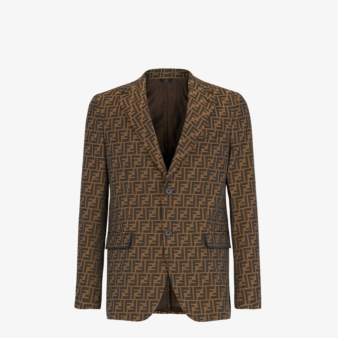 Jacket - Brown fabric blazer | Fendi