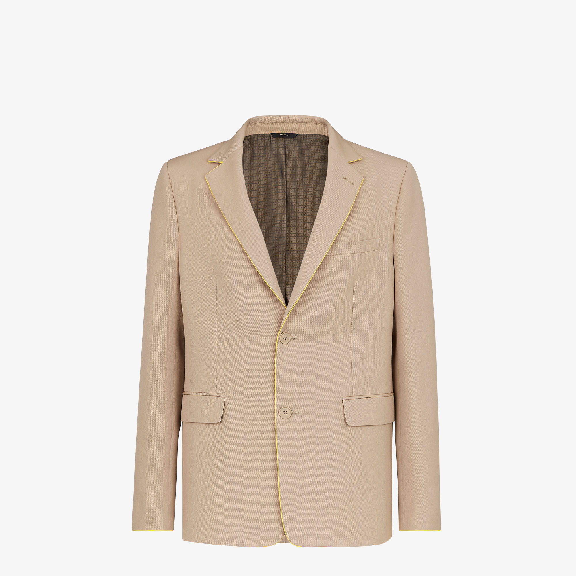 beige wool blazer