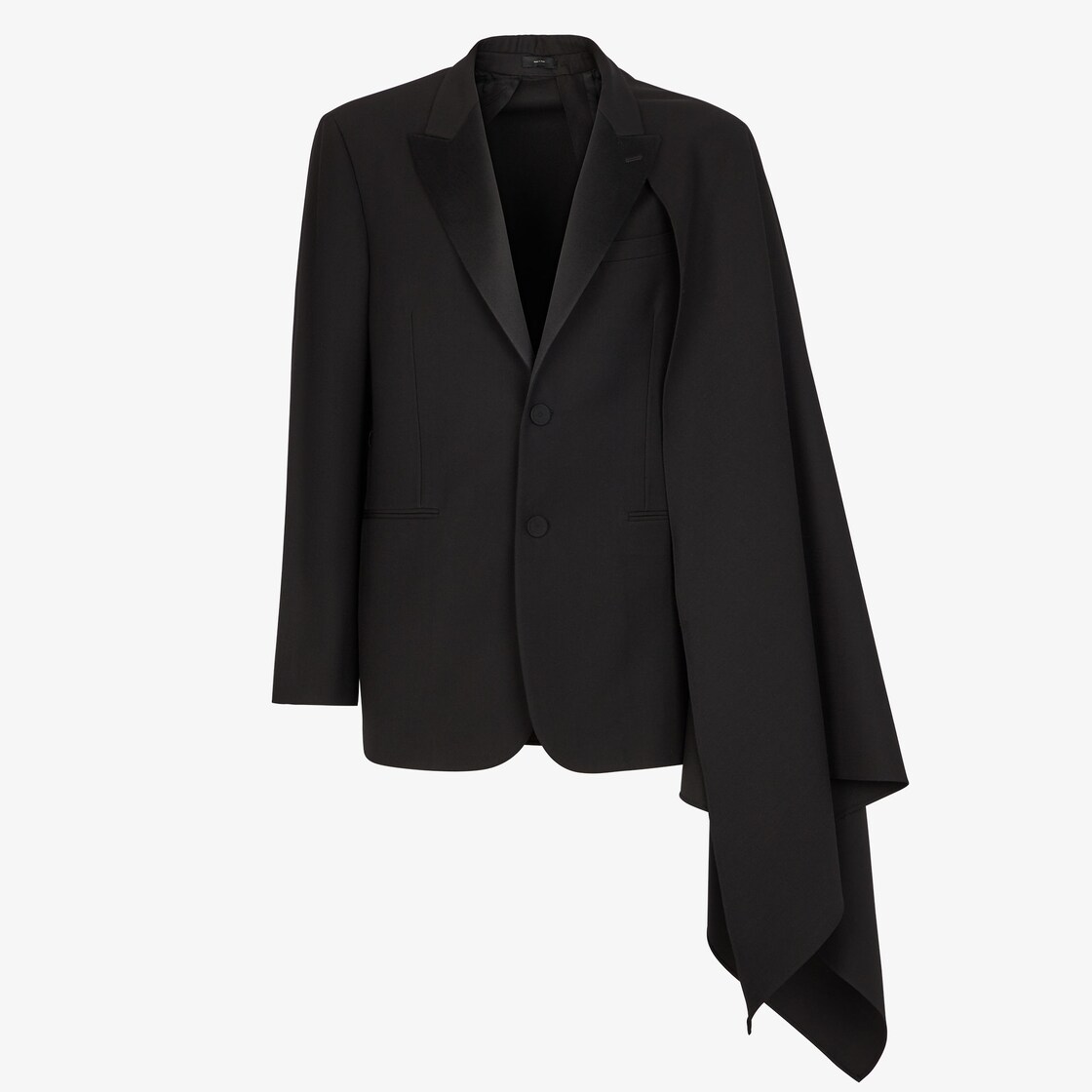 Jacket - Black wool blazer | Fendi