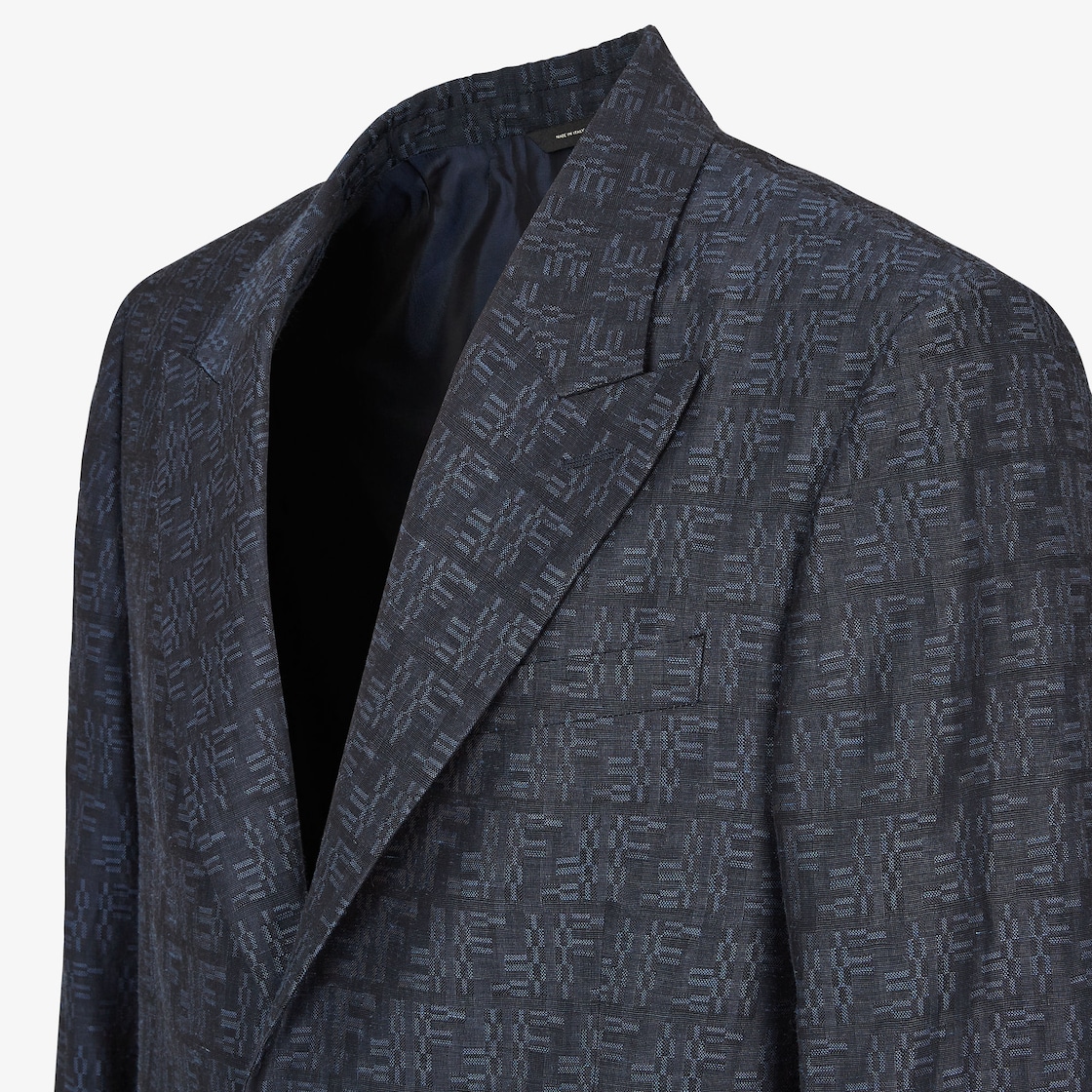 Jacket Blue FF Labyrinth jacquard blazer Blue - Image 4/6