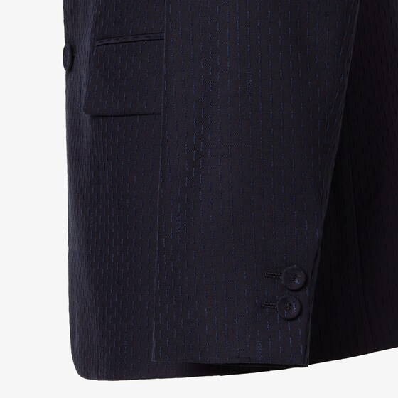 Fendi Regular-fit single-breasted jacket with centre-back vent | Thumbnail 3
