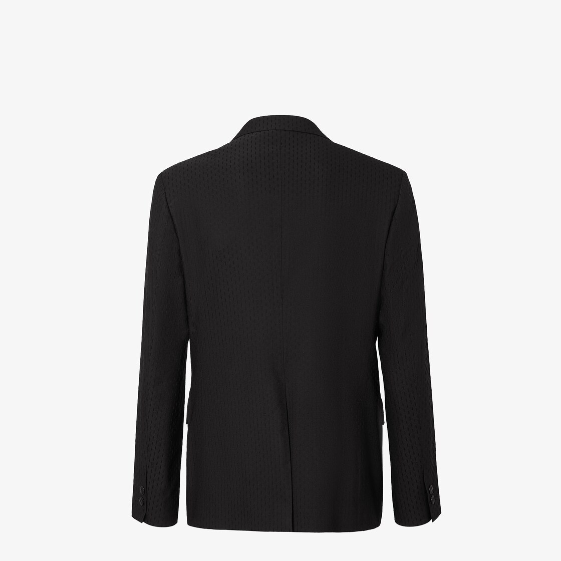 Jacket Black jacquard wool blazer Black - Image 2/5