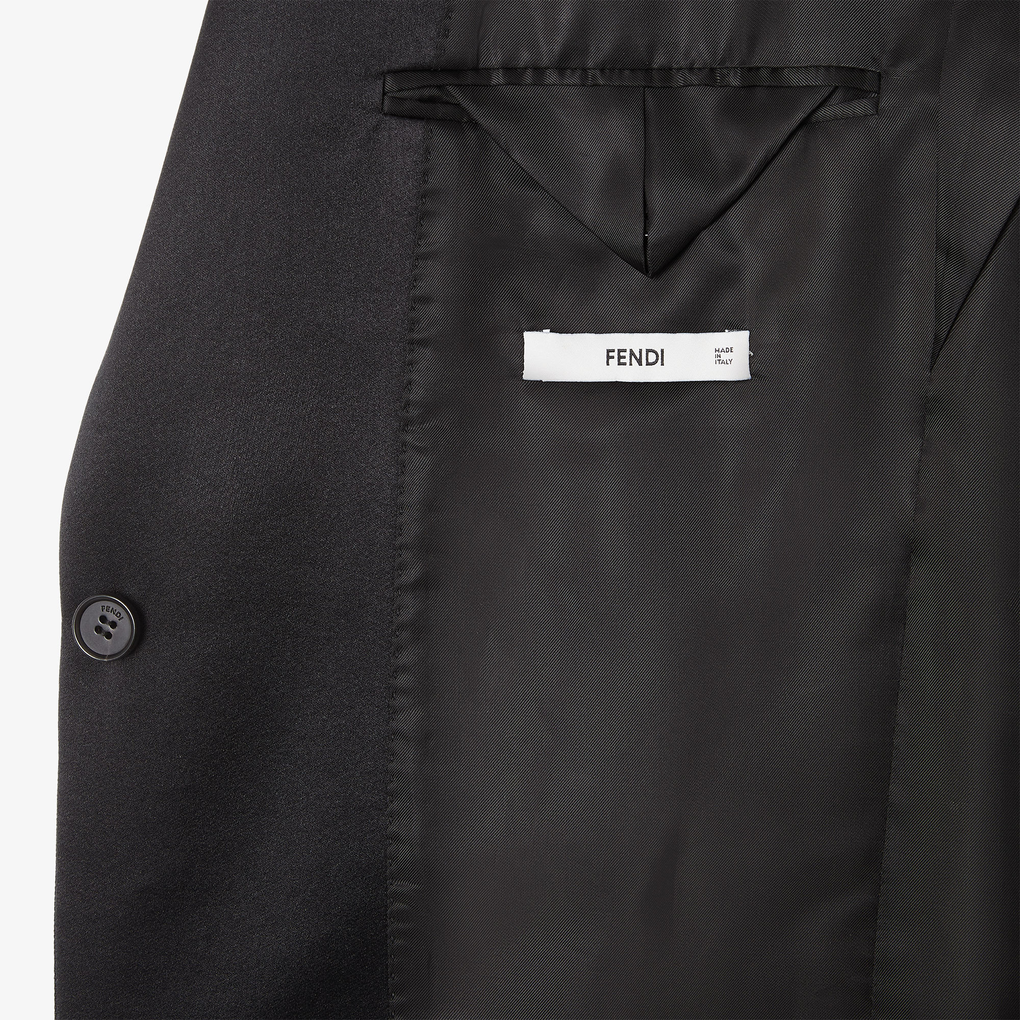 ジャケット ウール ブラック | Fendi