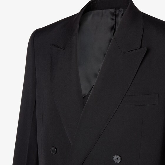 Fendi Tailored-style double-breasted jacket with a full-canvas | Thumbnail 4