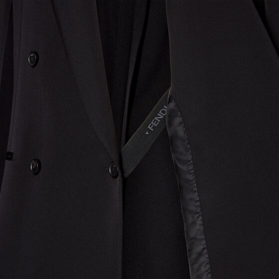 Fendi Tailored-style double-breasted jacket with a full-canvas | Thumbnail 6
