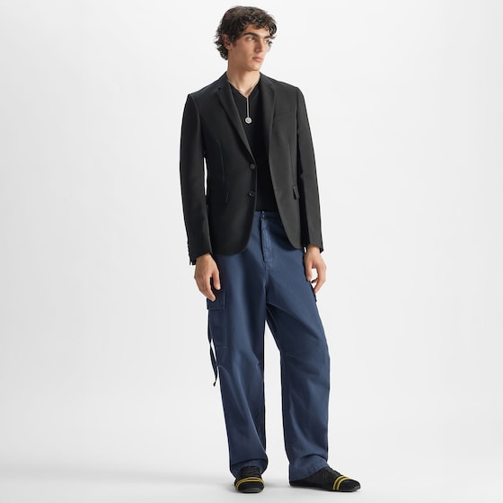 Fendi Tailored-style single-breasted slim-fit jacket with | Thumbnail 7