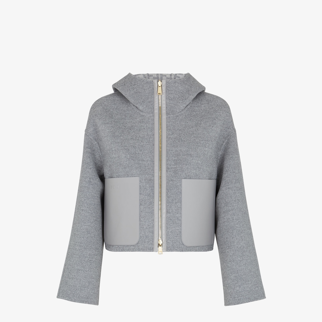 Jacket Grey wool jacket Fendi