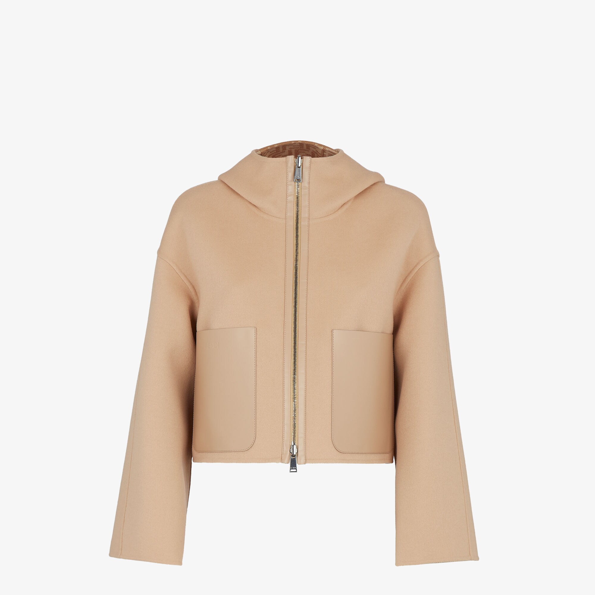 Jacket Beige wool jacket Fendi