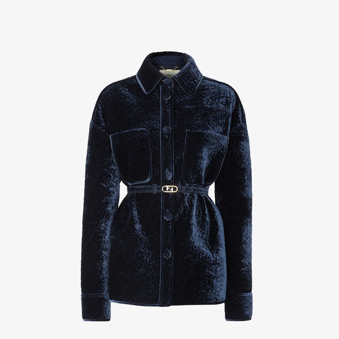 Jacket - Blue velvet Go-To Jacket | Fendi