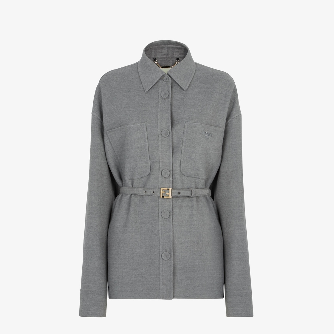 Grey fendi jacket online