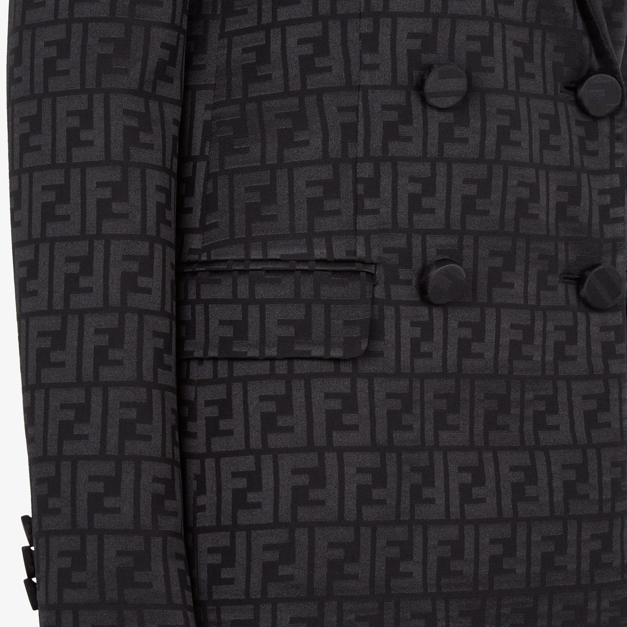 Jacket Silk Black | Fendi