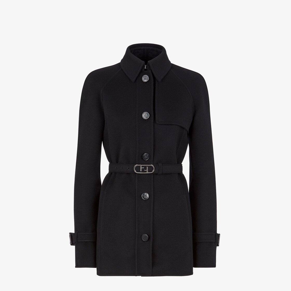 Fendi store coat black