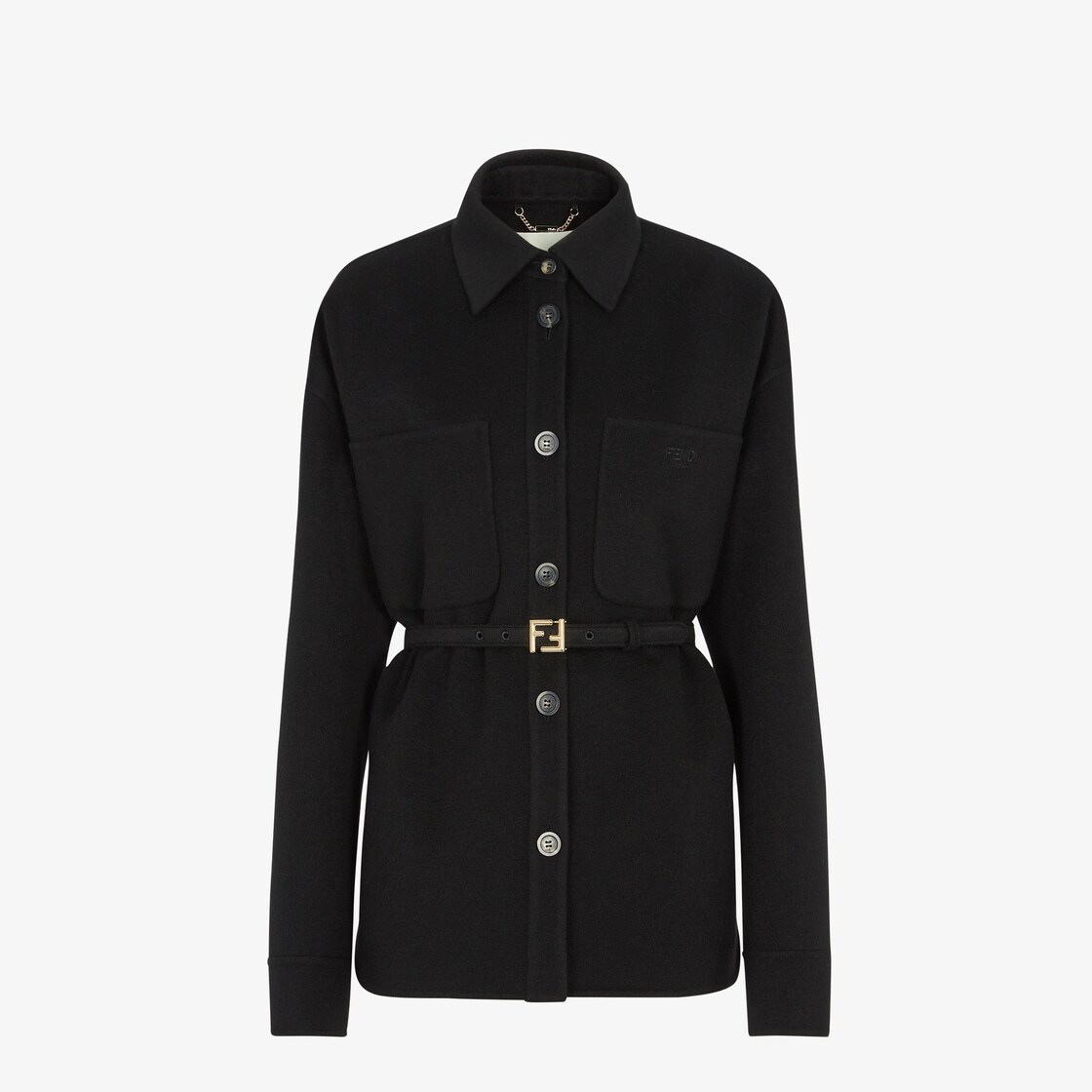 Fendi shop buckle coat