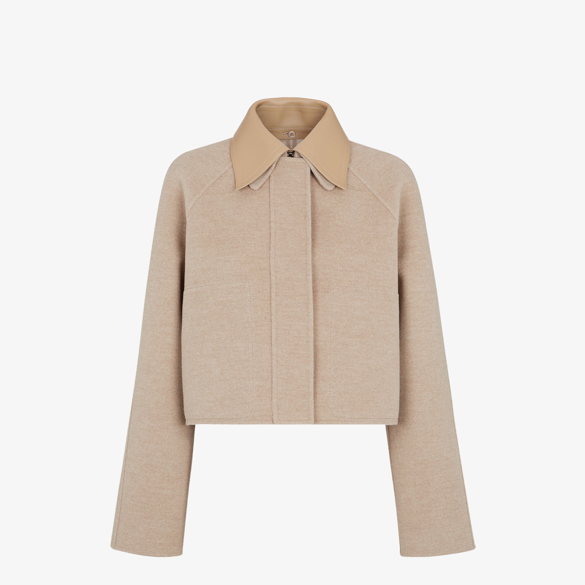 BlousonBeige wool jacket