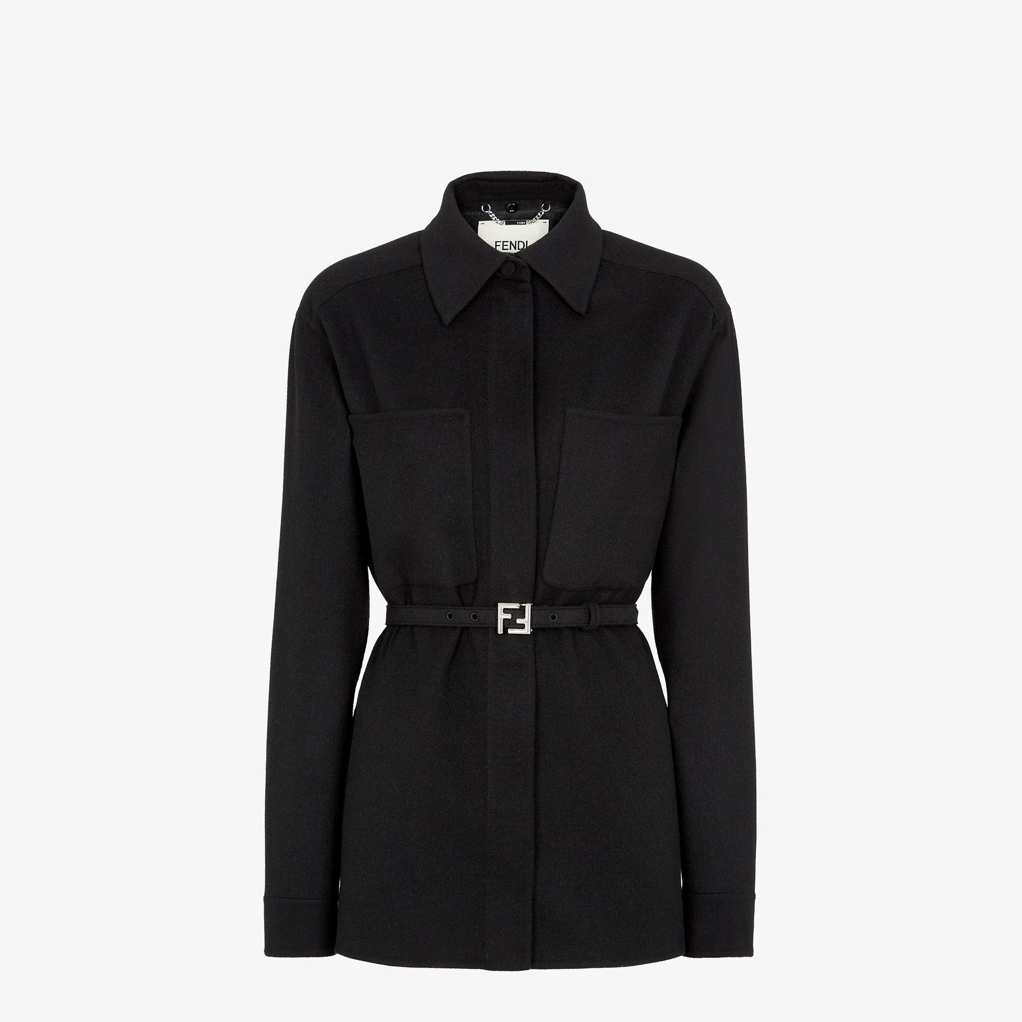 Jacket - Black wool Go-To Jacket | Fendi