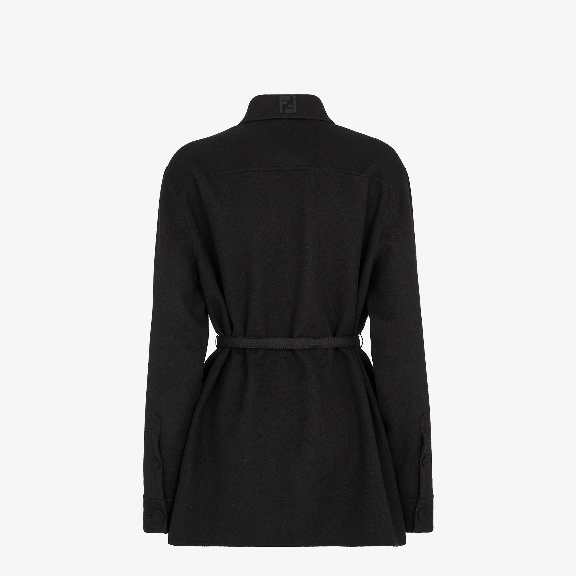 Jacket - Black wool Go-To Jacket | Fendi