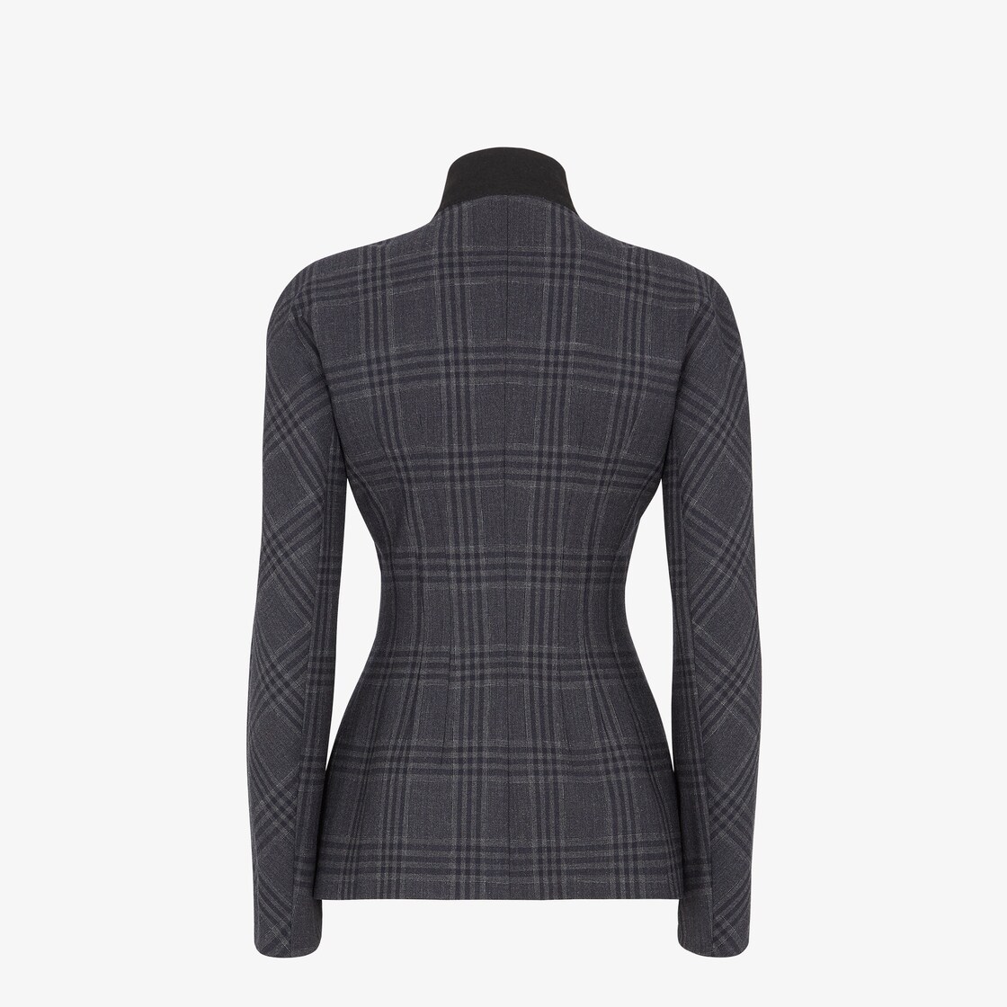 Jacket Grey checked wool blazer Grey - Image 3/5