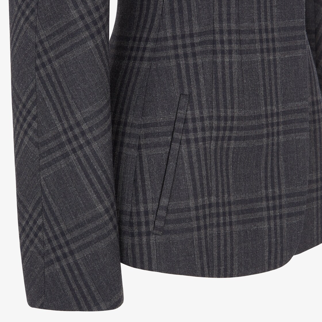 Jacket Grey checked wool blazer Grey - Image 4/5