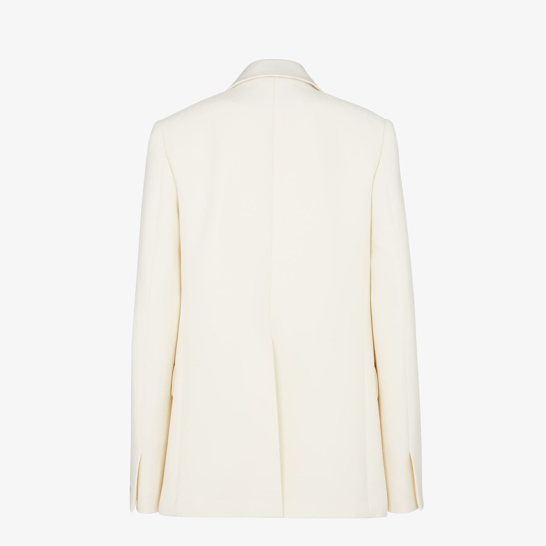 Jacket White wool and silk blazer White - Image 2/3