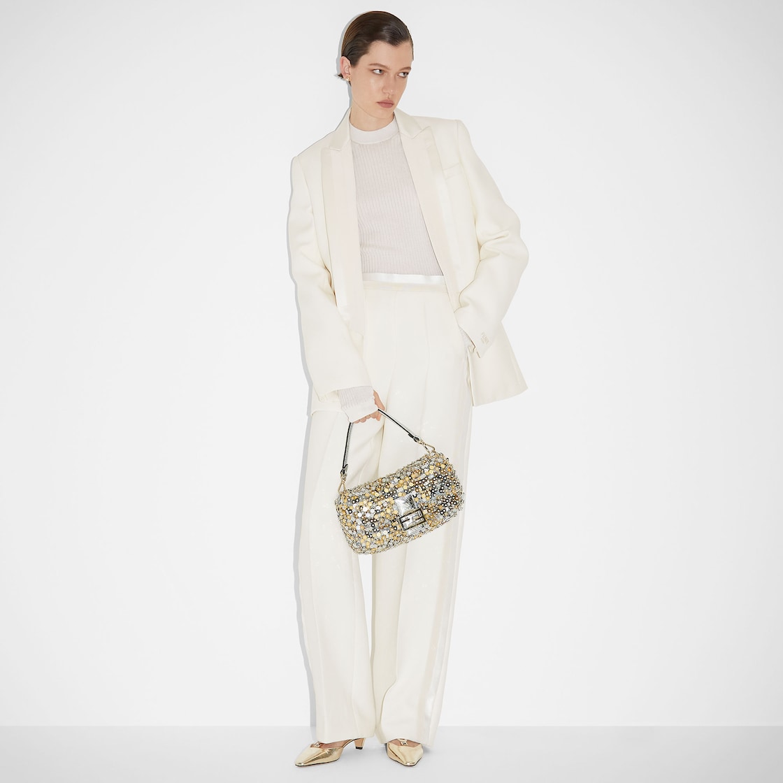 ジャケット ウール ホワイト | Fendi ジャケット ウール ホワイト | Fendi