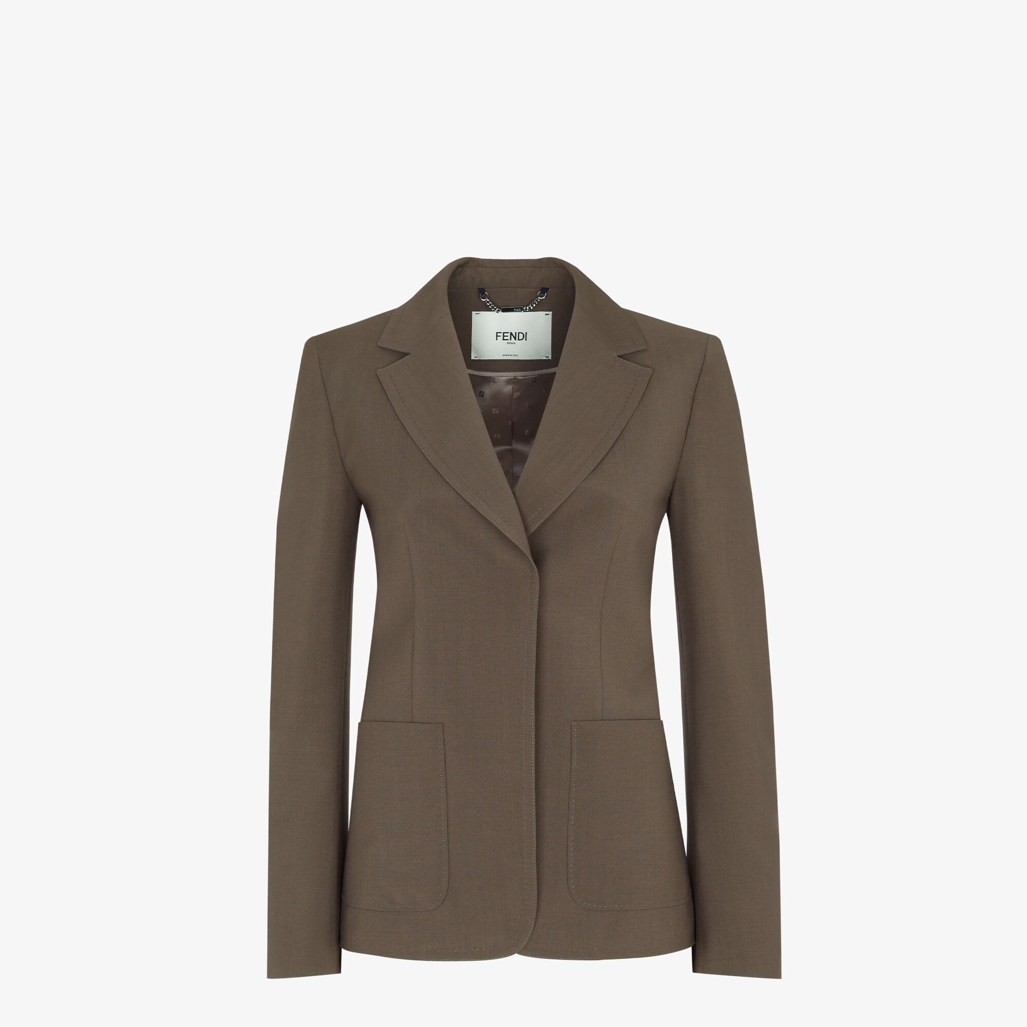 アウターその他 FENDI Woman Blazer Brown FJ7624AQ3H F1RXG FENDI: Blazer woman - Brown | Fendi blazer FJ7624AQ3H online