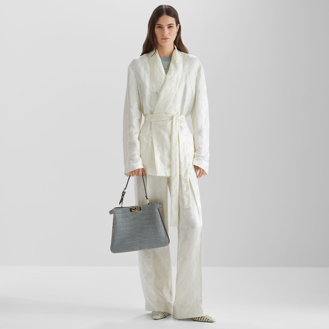 Shop Women's Designer White Jackets | FENDI US Shop Women's Designer White Jackets | FENDI US