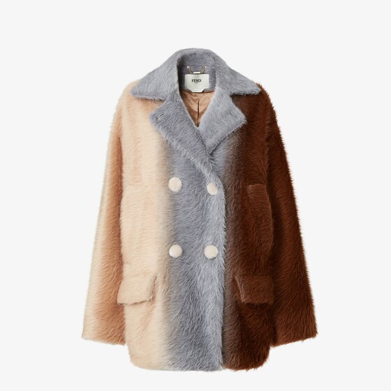 Fendi Coat In Multi
