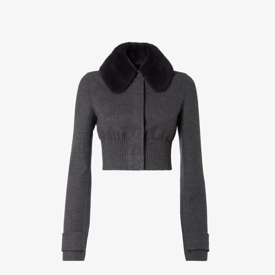 Fendi Jacket In Gray