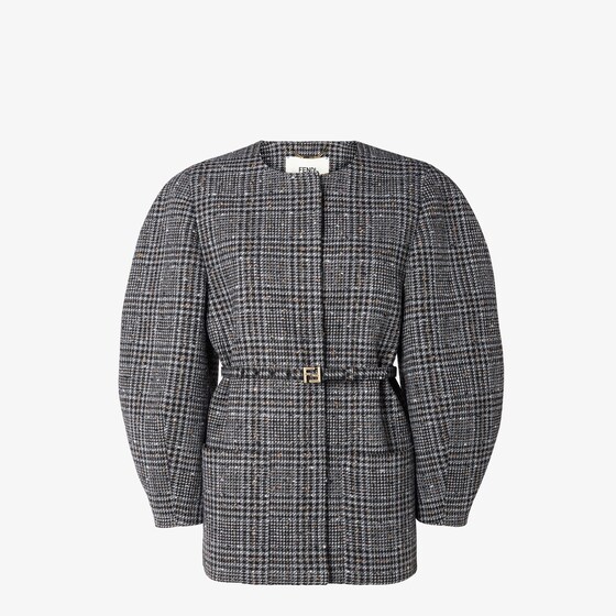 Fendi Blouson In Gray