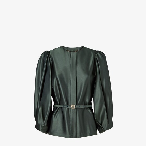 Fendi Jacket In Green
