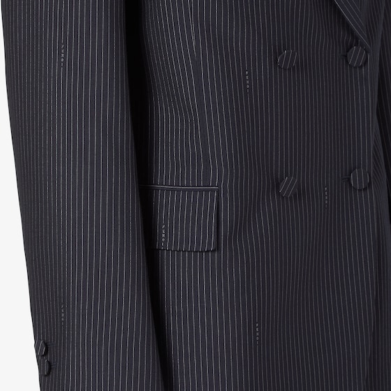 Fendi Slightly elongated double-breasted blazer | Thumbnail 3