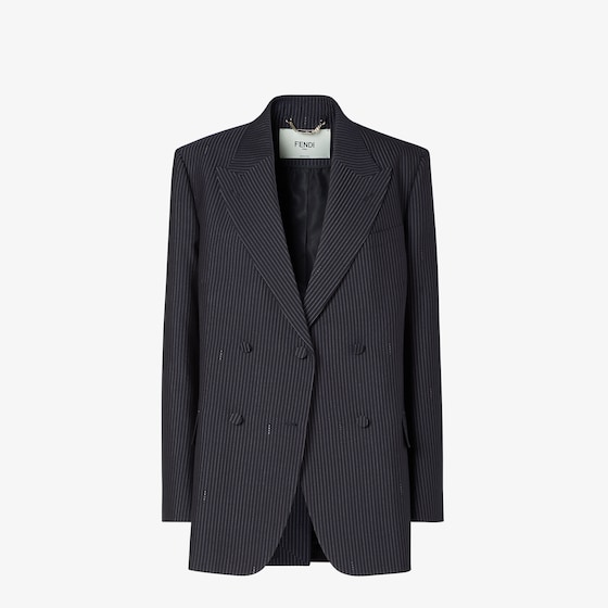 Fendi Slightly elongated double-breasted blazer | Thumbnail 4