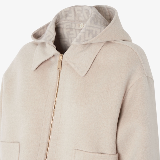 Fendi Reversible short jacket with hood and wide, low-set sleeves | Thumbnail 3