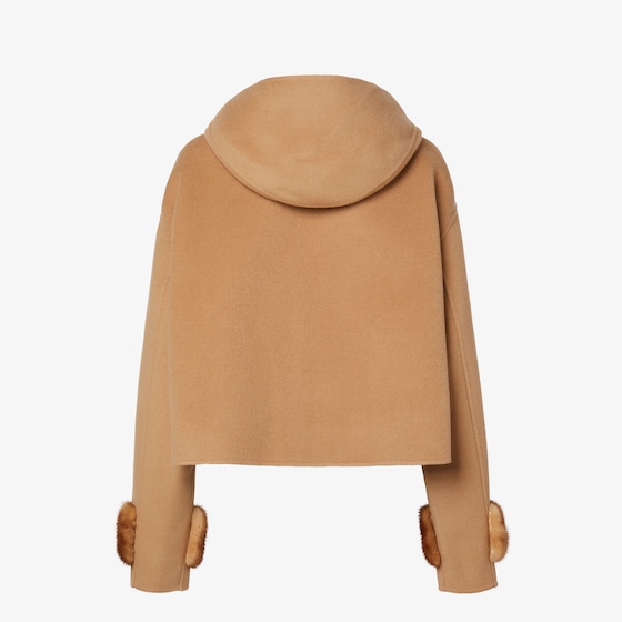 Fendi Reversible cropped, hooded jacket with patch pockets | Thumbnail 2