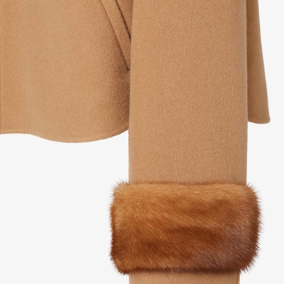 Fendi Reversible cropped, hooded jacket with patch pockets | Thumbnail 3