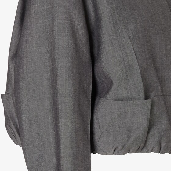 Fendi Short crew-neck jacket with two patch pockets on the front | Thumbnail 3